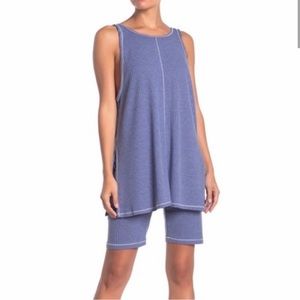 FREE PEOPLE TAKE TWO BIKE SHORT 2-PIECE SET